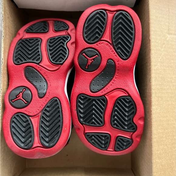 Jordan 6 Rings size 5c Black/varsity red and white - Picture 4 of 5